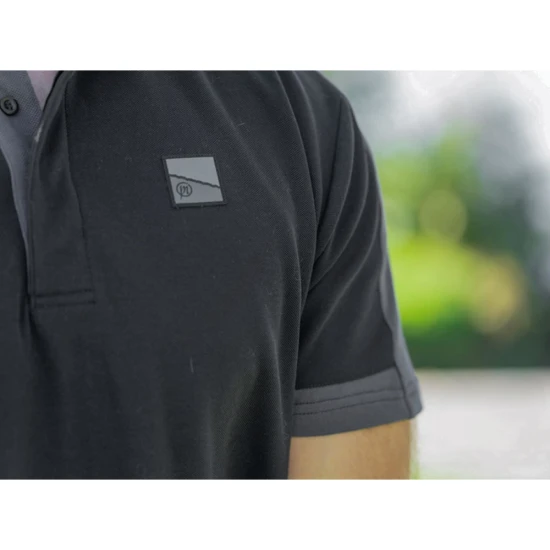 Tricou PRESTON Core Collection Polo, Black, Marime S